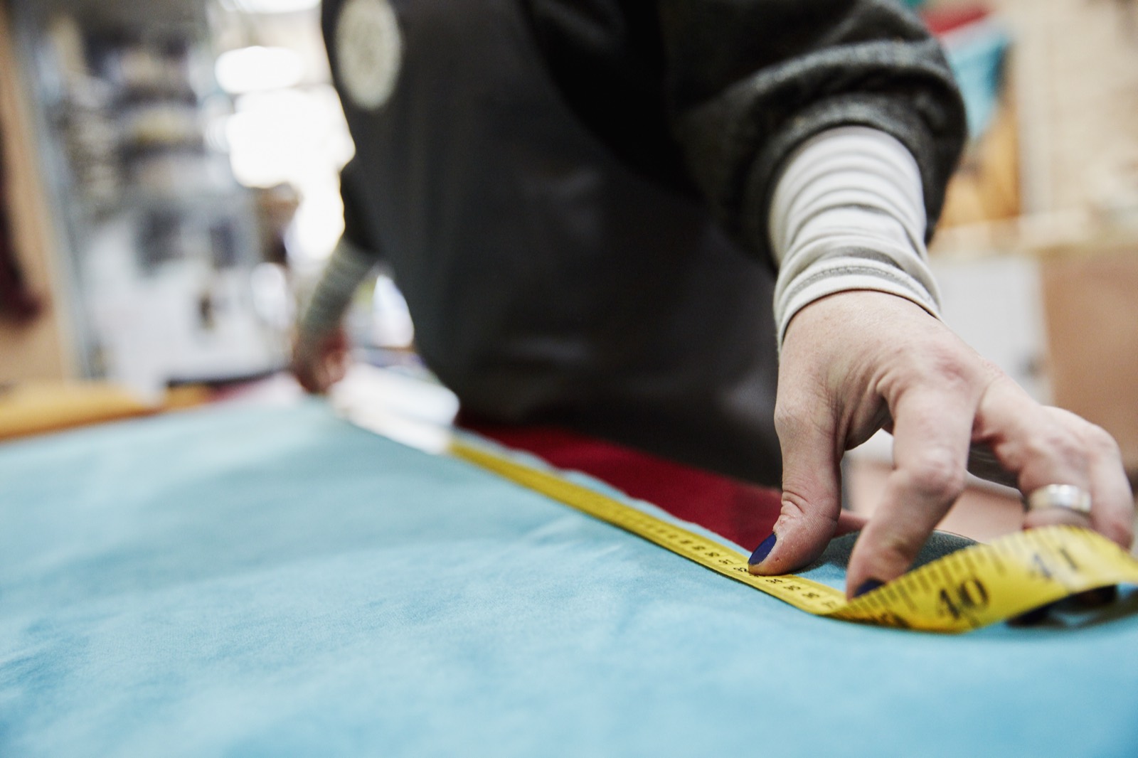 Lavorazione tessuti d'arredo